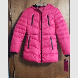 Hawke & Co Pink Winter Jacket 10/12 Girls' Down